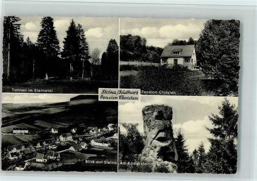Steina Tannen im Steinatal Pension Christen Blick auf Steina Am Römerstein 4-Bildaufnahme