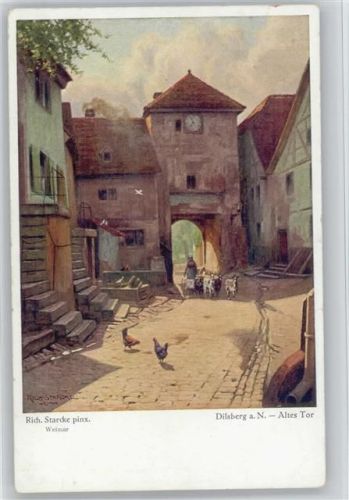 Dilsberg altes Tor sign. Rich. Starcke
