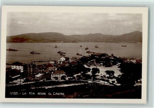 Vigo La Ria desde el Castro