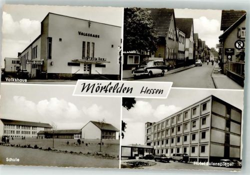 64546 W6082 Mörfelden - Volkshaus Schule Hotel Eulenspiegel