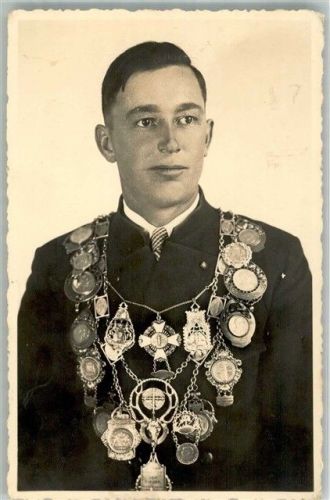 Schützenkönig Schützen Privatfoto AK