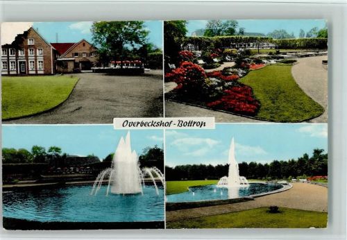 46236 W4250 Bottrop - Overbeckshof Springbrunnen 4-Bildaufnahme