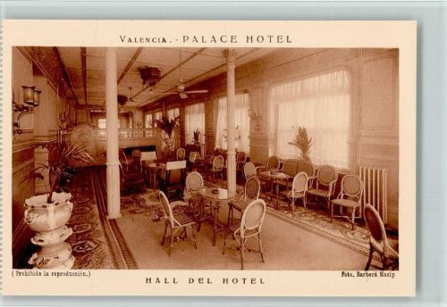 Valencia - Palace Hotel Hotelhalle Innenaufnahme