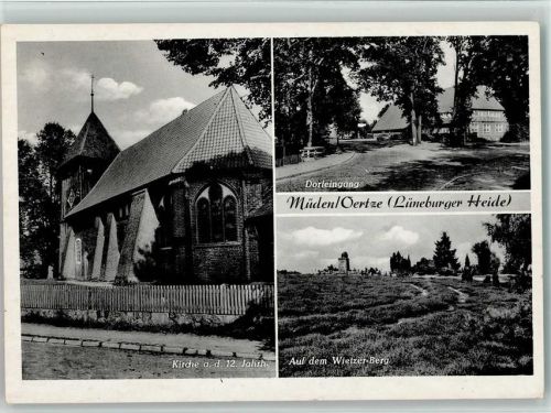 Müden Kirche a.d. 12. Jhd Dorfeingang Auf dem Wietzer-Berg
