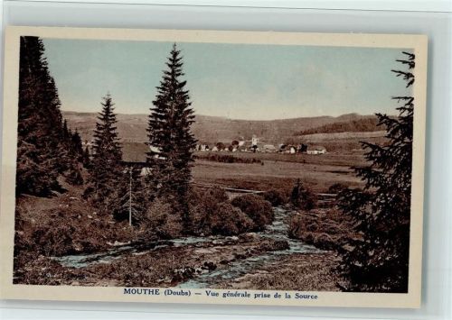 Mouthe Vue générale prise de la Source (Doubs)