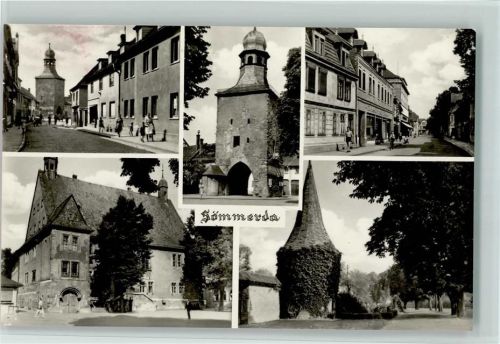 Sömmerda Ortsansichten Tor Turm Mehrfachaufnahme
