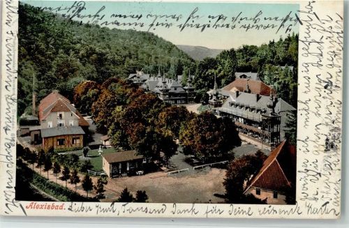 Alexisbad 1903 Ortsansicht