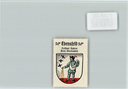 Ebensfeld Vignette Wappen Kaffee Hag ca 1920-1940