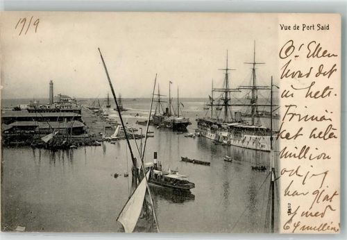 Port Said 1904 Hafen