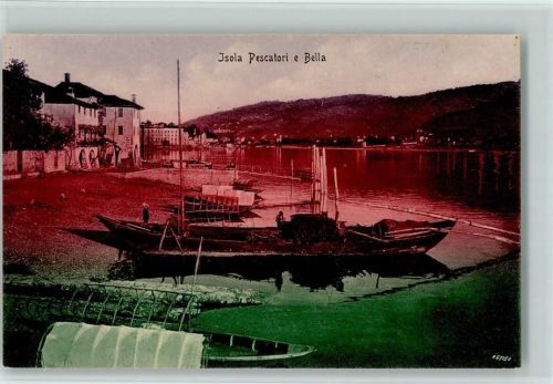 Isola Pescatori e Bella Fischerboot