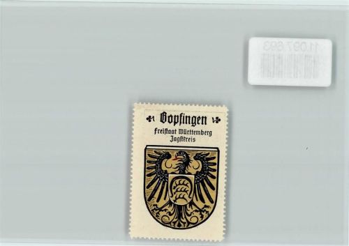 Bopfingen Vignette Wappen Kaffee Hag ca 1920-1940