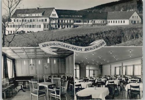 Bad Berleburg Kriegsblindenkurheim mit Innenansichten