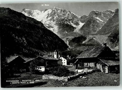 Macugnaga Pecetto e Monte Rosa