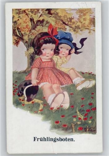 Frühlingsboten Kinder 1925 AK