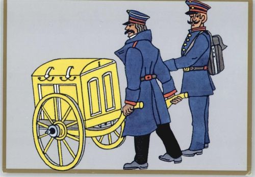 Preußischer Postbeamte im 19. Jahrhundert