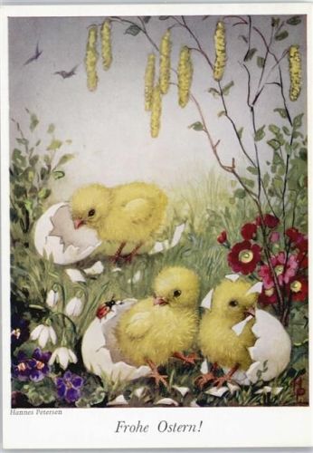 Wiechmann Nr. 686 f - Ostern - Küken schlüpfen - Marienkäfer -