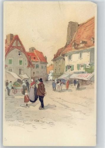 Litho 1900 AK Holzschuhe