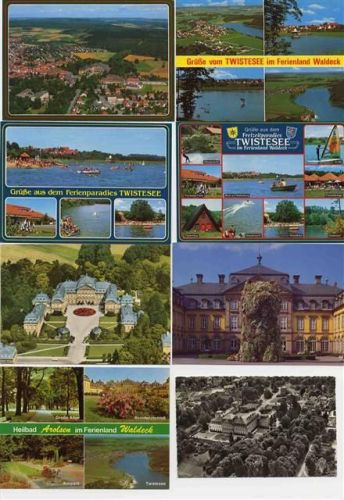 34454 W3548 Arolsen - Lot mit 10 AK