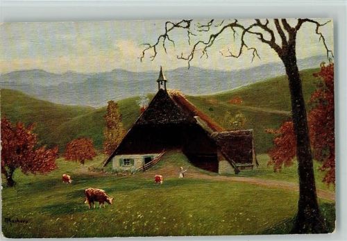 Serie I Nr. 8 Künstlerpostkarten aus dem Schwarzwald