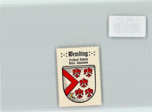 Wemding Vignette Wappen Kaffee Hag ca 1920-1940