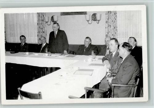 Trainer Prüfung 1957 Foto AK