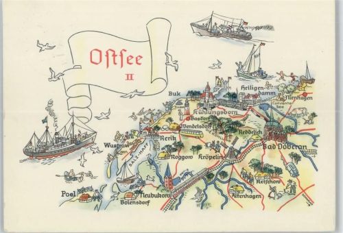 Ostsee II - Verlag VEB Bild und Heimat Nr. 8022 - Mecklenburg-Vorpommern 1964 AK