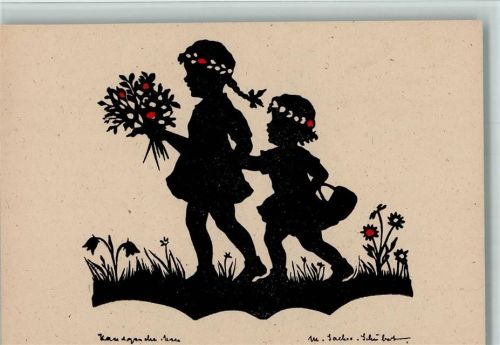 Kinder mit Blumen