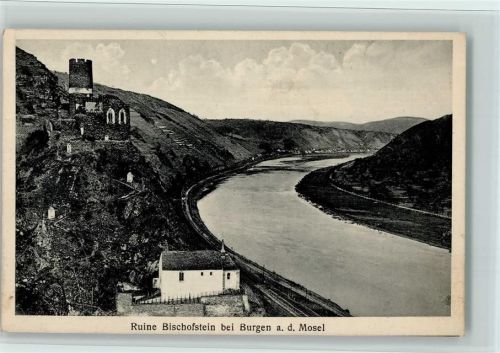 Burgen Ruine Bischofstein an der Mosel