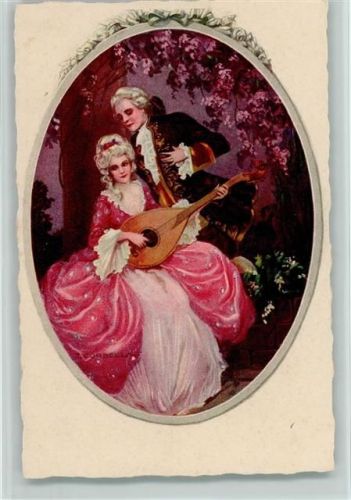 sign Corbella - Liebespaar Glamour - Frau mit einer Laute