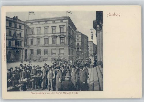 W2000 Hamburg Börse Strasse Mittags Börse