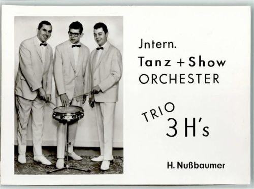 Intern. Tanz & Show Orchester Foto AK Trio 3 Hs