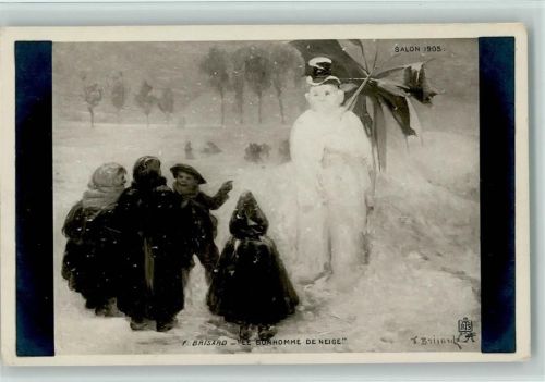 Kinder Schneemann