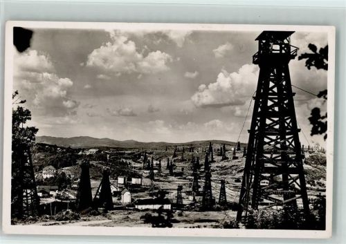 Petroleumfelder in Moreni Foto ca 1938 AK Öl