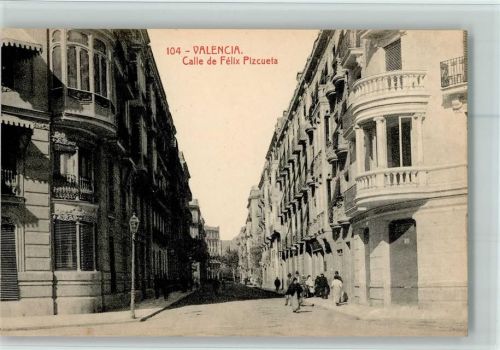 Valencia 1920 Calle de Felix Pizcueta AK