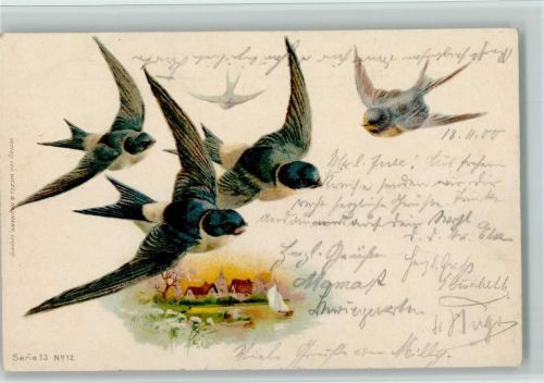 Verlag Wetzel Serie 13 Nr. 12 - litho 1900 AK