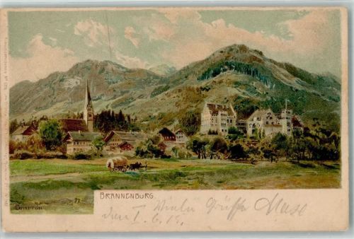 Brannenburg Zieher, Ottmar Künstlerkarte Nr. 1316