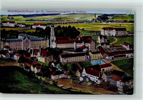 Ursberg Wohltätigkeits-Anstalt der St.Josephkongregation Totalansicht