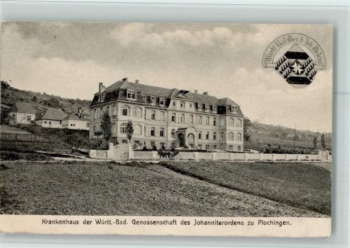 Plochingen 1917 Krankenhaus des Johanniterordens AK Gute Erhaltung