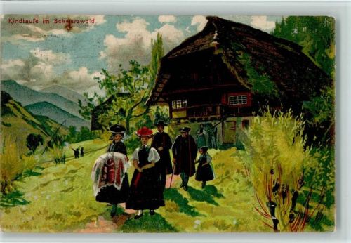1912 Kindtaufe im Schwarzwald
