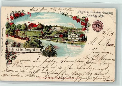 Hamburg 1901 Nr. 3 Offiz. Karte 1897 - Kunstverlag Rosenblatt AK