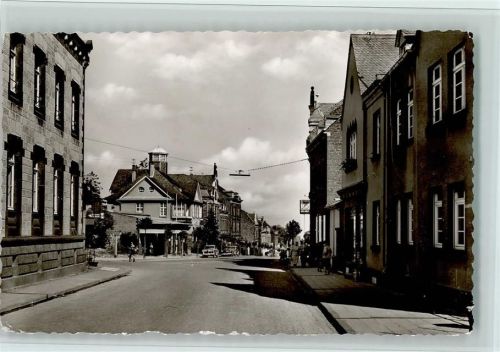 Niedermendig 1958 Bahnhofstraße, Burgruine Balduinseck, Mühle im Wohnrother Tal, Straßenbilder, sehr gute Erhaltung AK