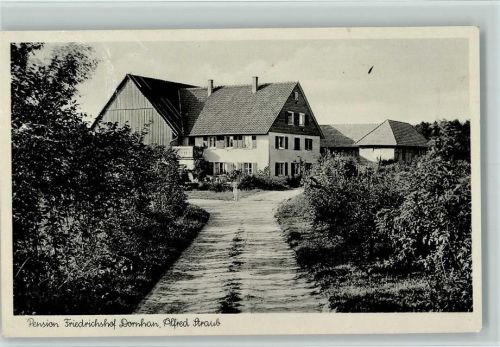Dornhan 1955 Pension Friedrichshof AK