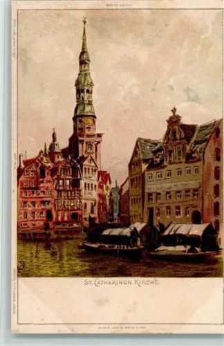 Hamburg 1898 St. Katharinen Kirche