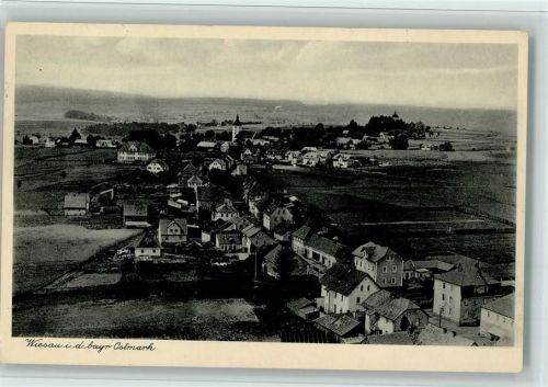95676 W8597 Wiesau 1934 - Teilansicht, gute Erhaltung AK