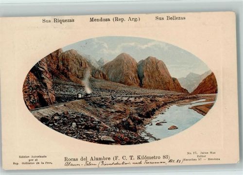 Mendoza Prägedruck Nr. 17 Jaime Mas Editor - Rocas del Alumbre