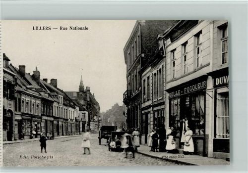 Lillers 1918 Nr. 543 Verlag Poriche - Rue Nationale