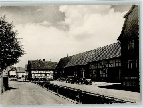 Angersbach Dorfstraße Fachwerkhäuser