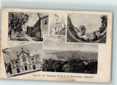 92010 Montallegro - Ricordo del Santuario di N.S, di Monteallegro Rapallo