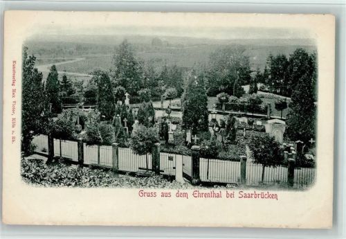 Saarbrücken Reliefdruck Ehrental Friedhof