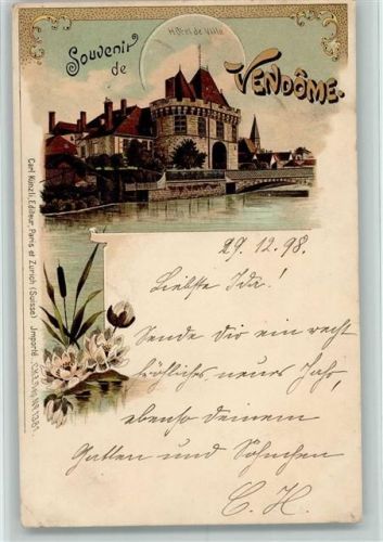 Vendome 1898 Gruss aus - Kunstverlag Carl Künzi Nr. 1381 AK